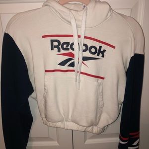Rebook cropped hoodie